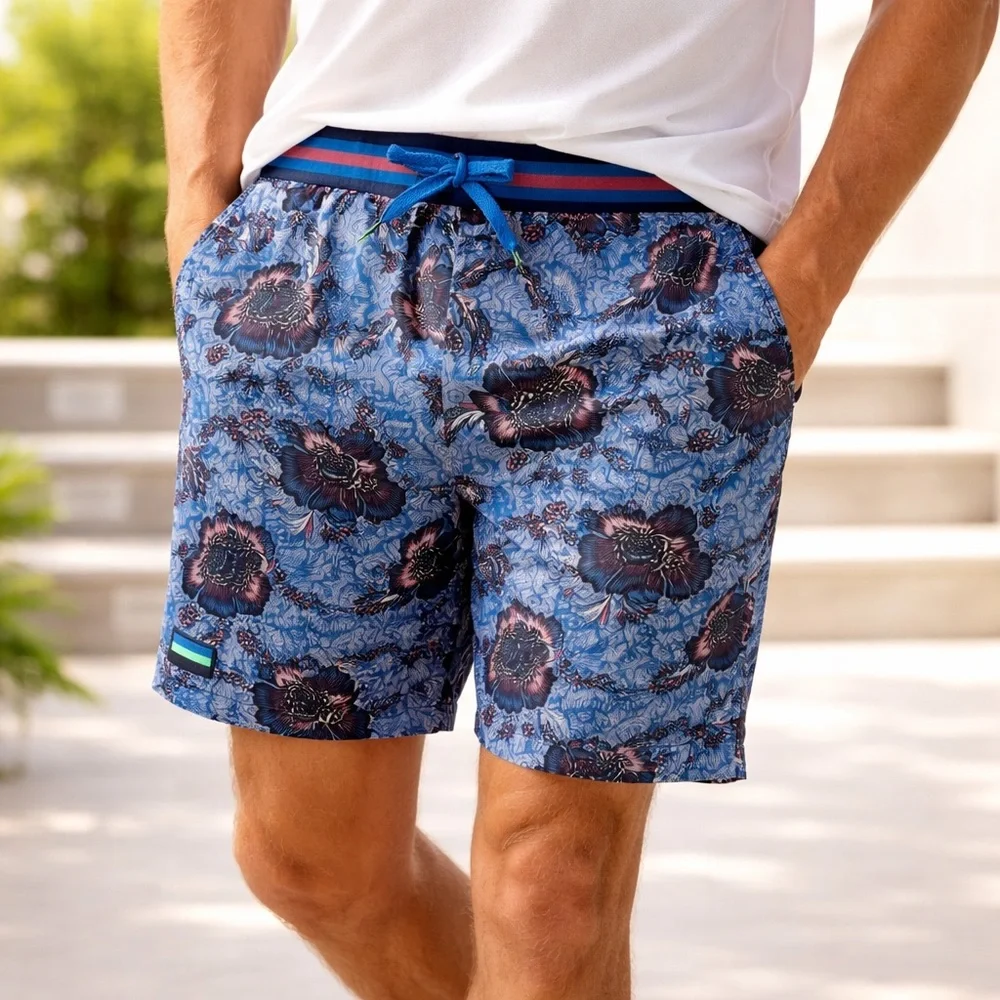 Men’s Medium Floral Print Pull-On Shorts – Houston White’s Target collection